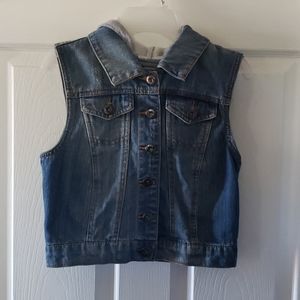 Jean Jacket with hood